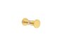 Sanco Glass Door Accessories Διπλό Πόμολο / Άγκιστρο PVD χρυσό ορείχαλκο βουρτσιστό SET-GL0670-PVD-02BR