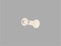 Sanco Glass Door Accessories Διπλό Πόμολο / Άγκιστρο Μπεζ ματ SET-GL0670-Μ102