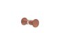 Sanco Glass Door Accessories Διπλό Πόμολο / Άγκιστρο Χάλκινο ματ SET-GL0670-Μ26