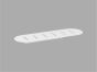 Sanco Shower Shelves Σπογγοθήκη (AISI 304) Λευκό ματ SH-0301-Μ101