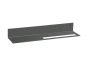 Sanco Shelves Ράφι με Πετσετοθήκη Ανθρακί ανάγλυφο SH-0505-Μ118