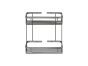 Sanco Shower Baskets Διπλή παραλ/μη Θήκη Λευκό ματ 00004-Μ101