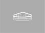 Sanco Shower Baskets Γωνιακή Θήκη PVD χρυσό ορείχαλκο βουρτσιστό 00008-PVD-02BR