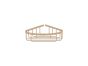 Sanco Shower Baskets Γωνιακή Θήκη PVD χρυσό ορείχαλκο βουρτσιστό 00008-PVD-02BR