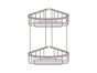 Sanco Shower Baskets Διπλή γωνιακή Θήκη Λευκό ματ 00009-Μ101