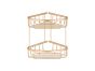 Sanco Shower Baskets Διπλή γωνιακή Θήκη Λευκό ματ 00009-Μ101
