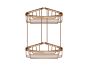 Sanco Shower Baskets Διπλή γωνιακή Θήκη Λευκό ματ 00009-Μ101
