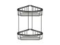 Sanco Shower Baskets Διπλή γωνιακή Θήκη Λευκό ματ 00009-Μ101