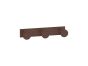 Sanco Bath Robe Hook & Door Stop Τριπλό Άγκιστρο Μπεζ ματ 00683-Μ102