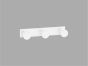 Sanco Bath Robe Hook & Door Stop Τριπλό Άγκιστρο Μπεζ ματ 00683-Μ102