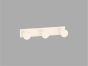 Sanco Bath Robe Hook & Door Stop Τριπλό Άγκιστρο Wenge ανάγλυφο 00683-Α75