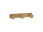 Sanco Bath Robe Hook & Door Stop Τριπλό Άγκιστρο Μπεζ ματ 00683-Μ102