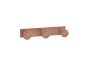Sanco Bath Robe Hook & Door Stop Τριπλό Άγκιστρο Μπεζ ματ 00683-Μ102