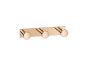 Sanco Bath Robe Hook & Door Stop Τριπλό Άγκιστρο Μπεζ ματ 00683-Μ102