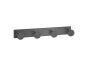 Sanco Bath Robe Hook & Door Stop Τετραπλό άγκιστρο Χάλκινο ματ 00684-Μ26