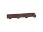 Sanco Bath Robe Hook & Door Stop Τετραπλό άγκιστρο Χάλκινο ματ 00684-Μ26