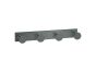 Sanco Bath Robe Hook & Door Stop Τετραπλό άγκιστρο Χάλκινο ματ 00684-Μ26