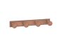 Sanco Bath Robe Hook & Door Stop Τετραπλό άγκιστρο Μπρονζέ ματ 00684-Μ25