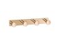 Sanco Bath Robe Hook & Door Stop Τετραπλό άγκιστρο Χάλκινο ματ 00684-Μ26