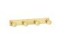 Sanco Bath Robe Hook & Door Stop Τετραπλό άγκιστρο Χάλκινο ματ 00684-Μ26