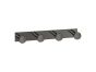 Sanco Bath Robe Hook & Door Stop Τετραπλό άγκιστρο Χάλκινο ματ 00684-Μ26