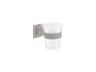 Sanco Iconic Glass Holder Μαύρο ματ 26701-Μ116