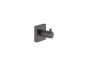 Sanco Iconic Single Bath Robe Hook Μαύρο ματ 26728-Μ116