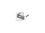 Sanco Iconic Double Bath Robe Hook Ανθρακί ανάγλυφο 26748-Μ118