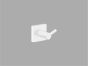 Sanco Iconic Double Bath Robe Hook Χρώμιο 26748-Α03