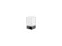 Sanco Bathroom Set Επικαθήμενη Ποτηροθήκη Μαύρο ματ 90155-Μ116