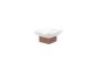 Sanco Bathroom Set Επικαθήμενη Σαπουνοθήκη Μαύρο ματ 90255-Μ116