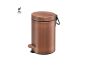 Sanco Waste Bins Χαρτοδοχείο 3 lt Soft Close (AISI 304) PVD νίκελ ατσάλι 90603-PVD-11BR