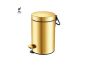 Sanco Waste Bins Χαρτοδοχείο 3 lt Soft Close (AISI 304) PVD νίκελ ατσάλι 90603-PVD-11BR