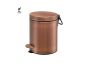 Sanco Waste Bins Χαρτοδοχείο 5 lt Soft Close (AISI 304) Μπρονζέ ματ 90605-Μ25
