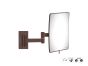 Sanco Cosmetic mirrors Μεγεθυντικός καθρέπτης x3 (Διπλό βραχίονα) Σκούρο γραφίτη MR-301-122