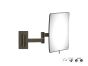 Sanco Cosmetic mirrors Μεγεθυντικός καθρέπτης x3 (Διπλό βραχίονα) Σκούρο γραφίτη MR-301-122