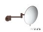 Sanco Cosmetic mirrors Μεγεθυντικός καθρέπτης x3 (Διπλό βραχίονα) Σκούρο μπρονζέ ματ MR-701-DM25