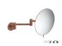 Sanco Cosmetic mirrors Μεγεθυντικός καθρέπτης x3 (Διπλό βραχίονα) Σκούρο μπρονζέ ματ MR-701-DM25