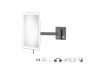 Sanco LED Cosmetic mirrors Μεγεθυντικός καθρέπτης x3 με LED Σκούρο μπρονζέ ματ MRLED-305-DM25