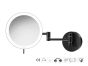 Sanco LED Cosmetic mirrors Μεγεθυντικός καθρέπτης x3 με LED Σκούρο μπρονζέ ματ MRLED-701-DM25