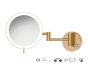Sanco LED Cosmetic mirrors Μεγεθυντικός καθρέπτης x3 με LED Σκούρο μπρονζέ ματ MRLED-701-DM25