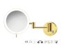 Sanco LED Cosmetic mirrors Μεγεθυντικός καθρέπτης x3 με LED Σκούρο μπρονζέ ματ MRLED-701-DM25