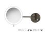 Sanco LED Cosmetic mirrors Μεγεθυντικός καθρέπτης x3 με LED Μπεζ ματ MRLED-705-Μ102