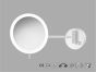 Sanco LED Cosmetic mirrors Μεγεθυντικός καθρέπτης x3 με LED Σκούρο μπρονζέ ματ MRLED-705-DM25