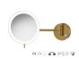 Sanco LED Cosmetic mirrors Μεγεθυντικός καθρέπτης x3 με LED Σκούρο μπρονζέ ματ MRLED-705-DM25