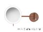 Sanco LED Cosmetic mirrors LED Καθρέπτης μεγεθυντικός x3 usb charging Σκούρο μπρονζέ ματ MRLED-905-DM25
