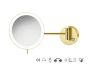 Sanco LED Cosmetic mirrors LED Καθρέπτης μεγεθυντικός x3 usb charging Σκούρο μπρονζέ ματ MRLED-905-DM25