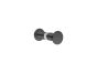 Sanco Glass Door Accessories Διπλό Πόμολο / Άγκιστρο Μόκα ματ SET-GL0670-M103