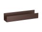 Sanco Shelves Ράφι 45cm Ανθρακί ανάγλυφο SH-0502-W45-Μ118