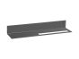 Sanco Shelves Ράφι με Πετσετοθήκη Γκρι τσιμέντου ματ SH-0505-M104